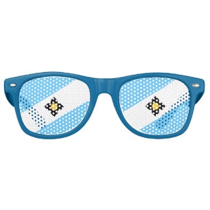 Flag of Madison, Wisconsin Retro Sunglasses