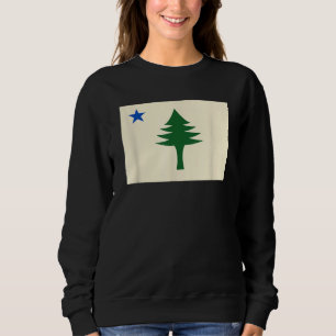 Flag of Maine Shirt 1901 Maine State Flag Pine Tre