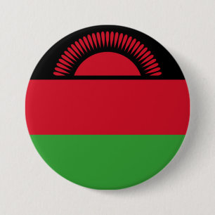Flag of Malawi 7.5 Cm Round Badge