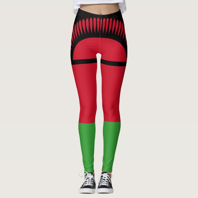 Flag of Malawi Leggings (Front)