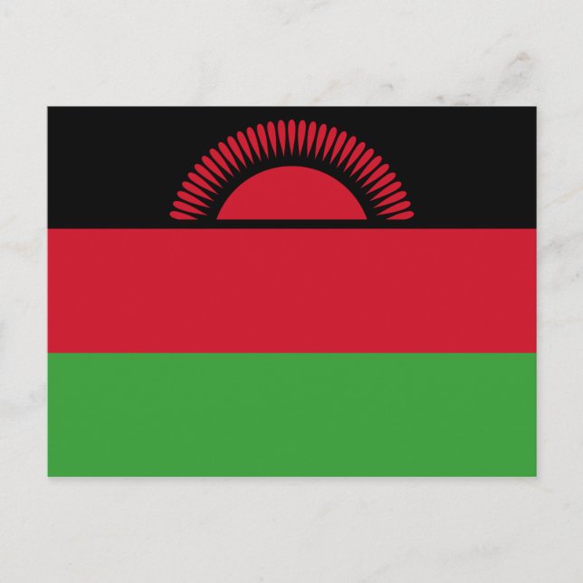 Flag of Malawi Postcard (Front)