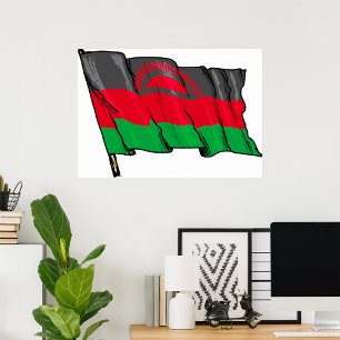 Flag Of Malawi Poster