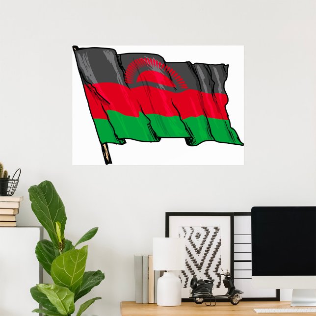 Flag Of Malawi Poster (Creator Uploaded)
