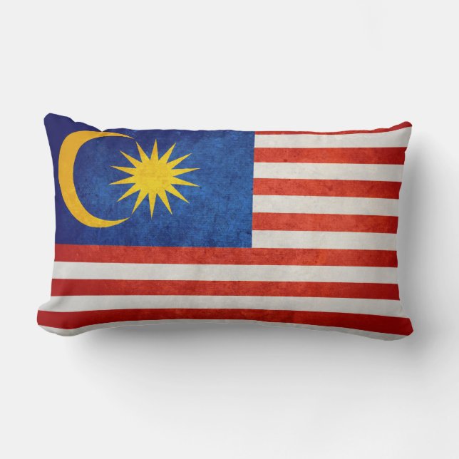 Flag of Malaysia Lumbar Cushion (Front)