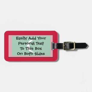 Flag of Maldives Easy ID Personal Luggage Tag