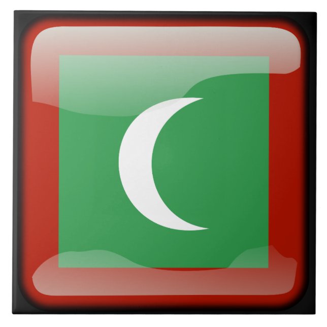 Flag of Maldives Tile (Front)