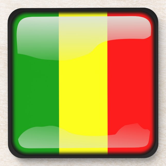 Flag of Mali Coaster (Front)