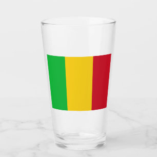 Flag of Mali Glass