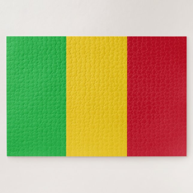 Flag of Mali Jigsaw Puzzle (Horizontal)