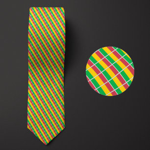 Flag of Mali Pattern Tie