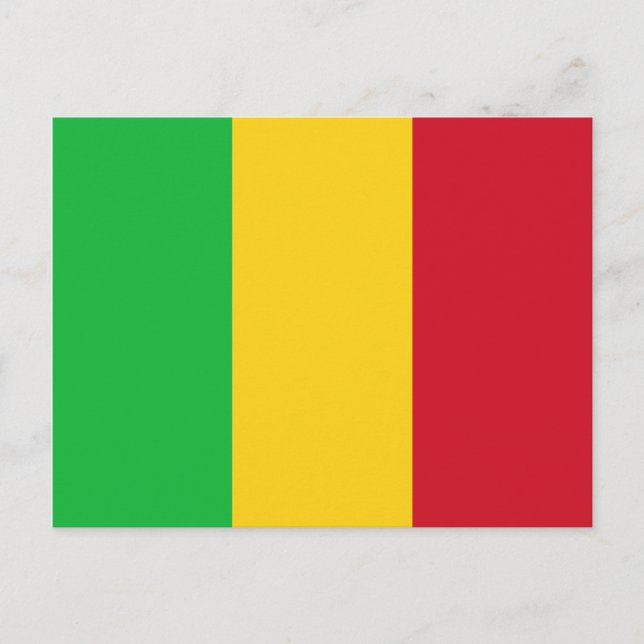 Flag of Mali Postcard (Front)