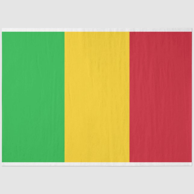 Flag of Mali Tissue Paper (Front)