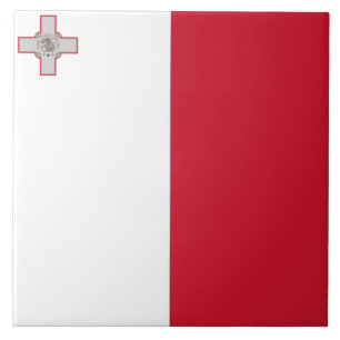 Flag of Malta Ceramic Tile