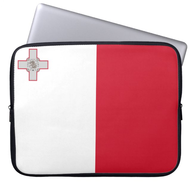 Flag of Malta Laptop Sleeve (Front)