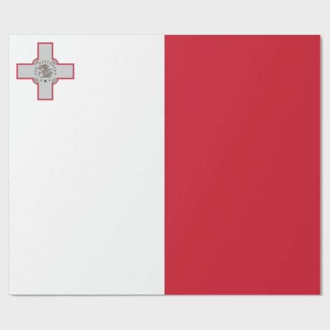 Flag of Malta Wrapping Paper (Flat)