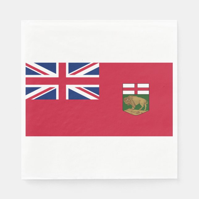 Flag of Manitoba Napkin (Front)