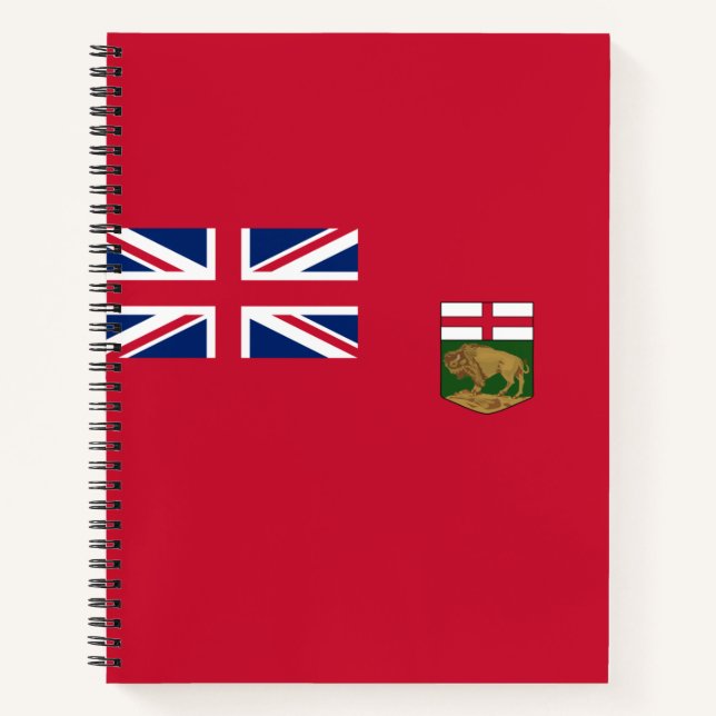 Flag of Manitoba Notebook (Front)