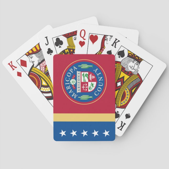 Flag of Maricopa County (Arizona) Playing Cards (Back)