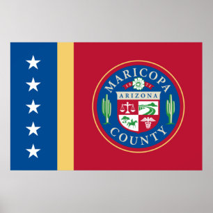 Flag of Maricopa County (Arizona) Poster