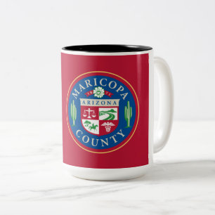 Flag of Maricopa County (Arizona) Two-Tone Coffee Mug