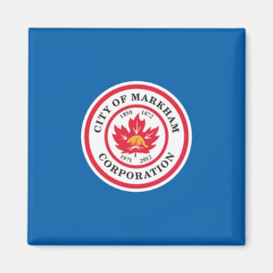 Flag of Markham (Ontario, Canada) Magnet