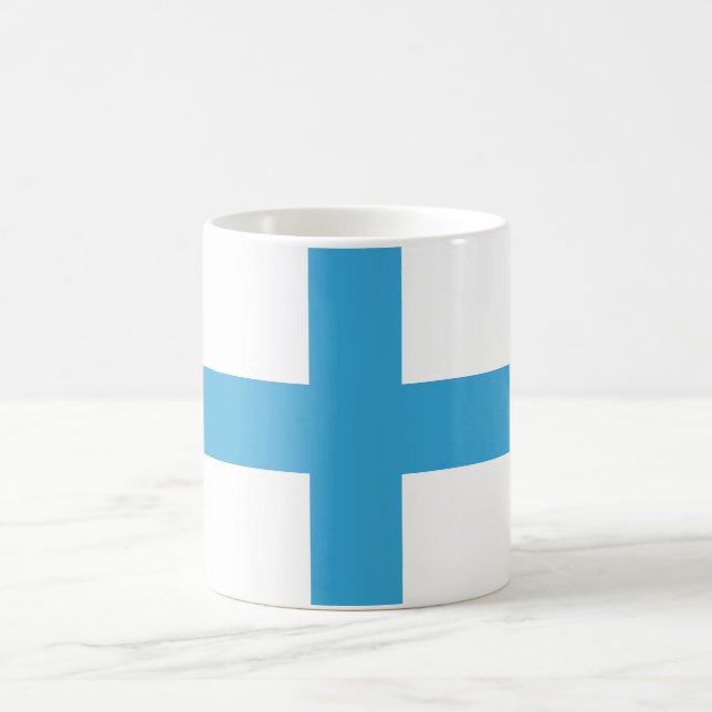Flag of Marseille (France) Coffee Mug (Center)