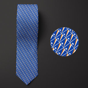 Flag of Marshall Islands Pattern Tie