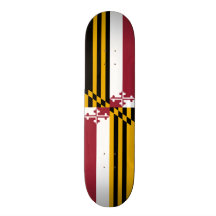 Flag of Maryland Skateboard Deck