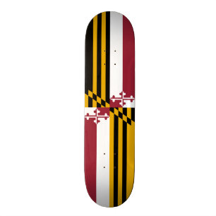Flag of Maryland Skateboard Deck