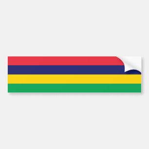 Flag of Mauritius Bumper Sticker