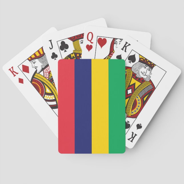 Flag of Mauritius Playing Cards (Back)