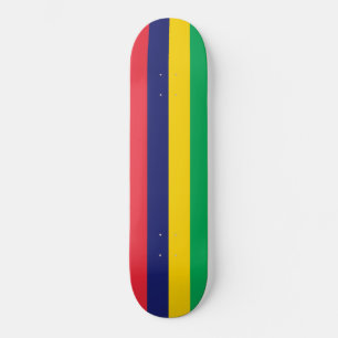 Flag of Mauritius Skateboard