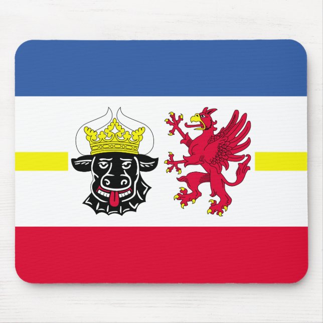 Flag of Mecklenburg-Western Pomerania Mouse Pad (Front)