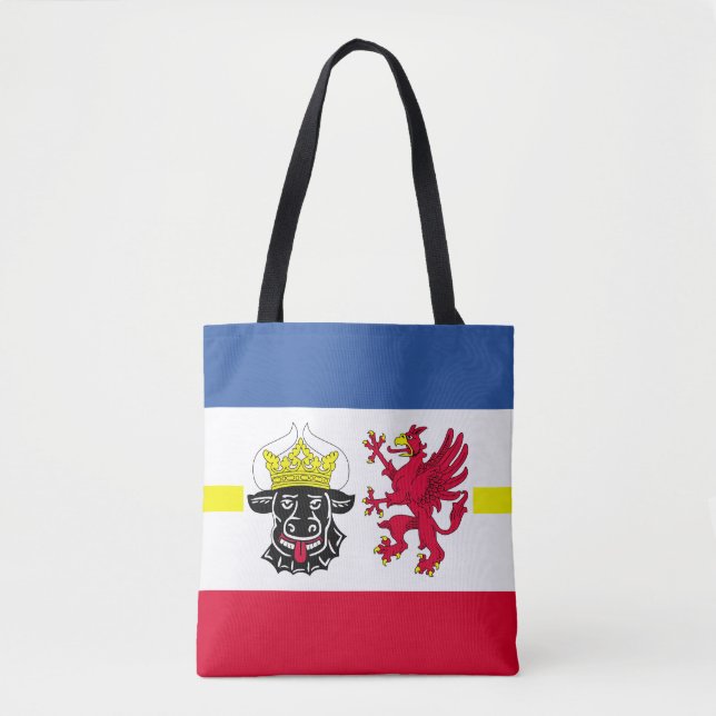 Flag of Mecklenburg-Western Pomerania Tote Bag (Front)