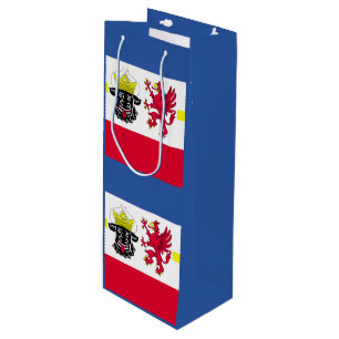 Flag of Mecklenburg-Western Pomerania Wine Gift Ba Wine Gift Bag