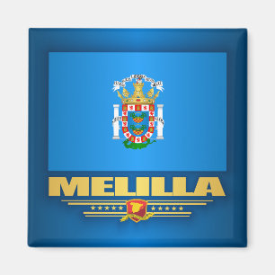 Flag of Melilla Magnet