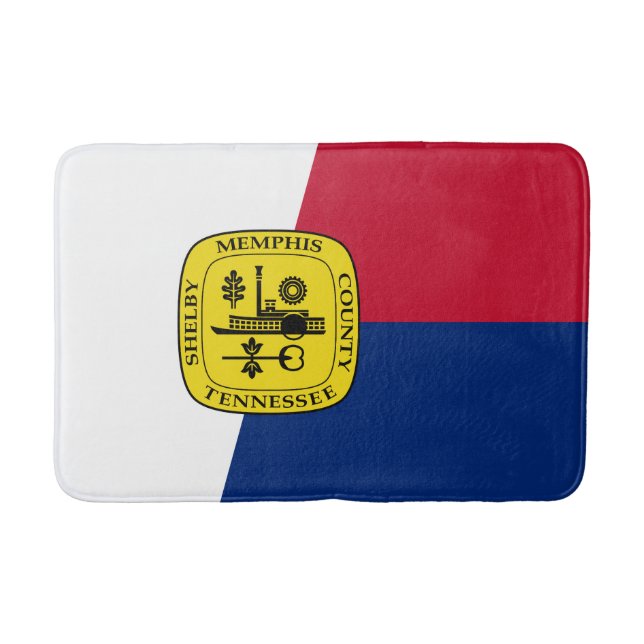 Flag of Memphis, Tennessee Bath Mat (Front)