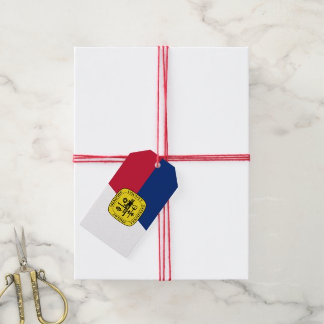 Flag of Memphis, Tennessee Gift Tags (With Twine)