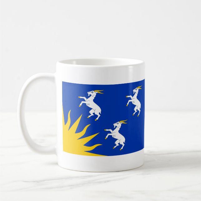 Flag of Merionethshire Coffee Mug (Left)