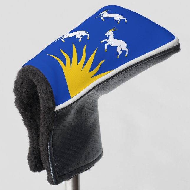 Flag of Merionethshire Golf Head Cover (3/4 Front)