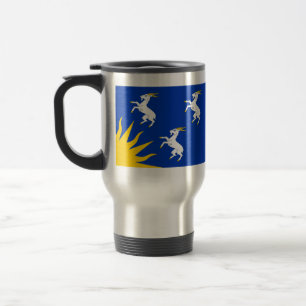 Flag of Merionethshire Travel Mug