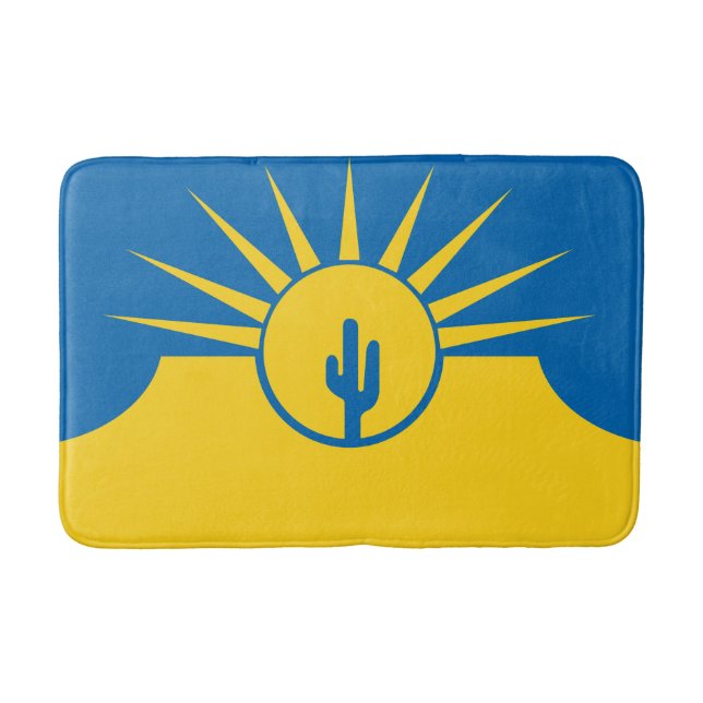 Flag of Mesa, Arizona Bathroom Mat (Front)