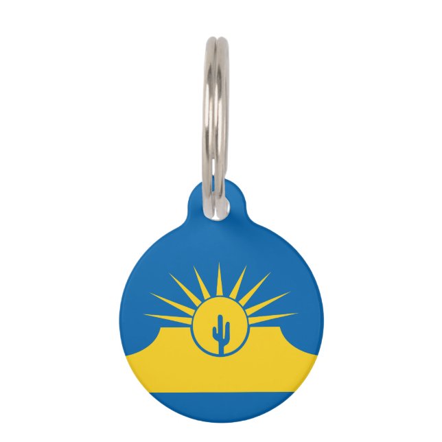 Flag of Mesa, Arizona Pet Tag (Front)