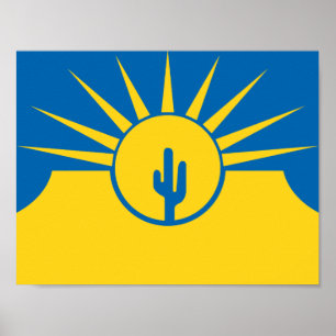 Flag of Mesa, Arizona Poster