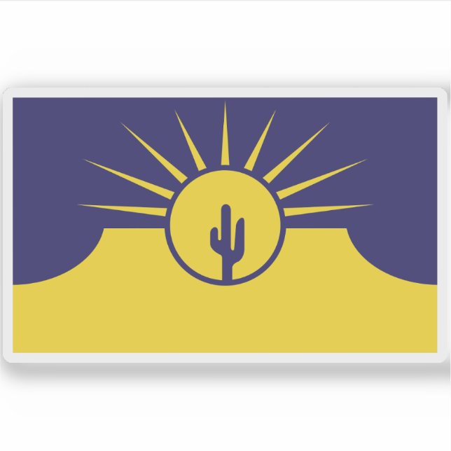 Flag of Mesa, Arizona, USA (Front)
