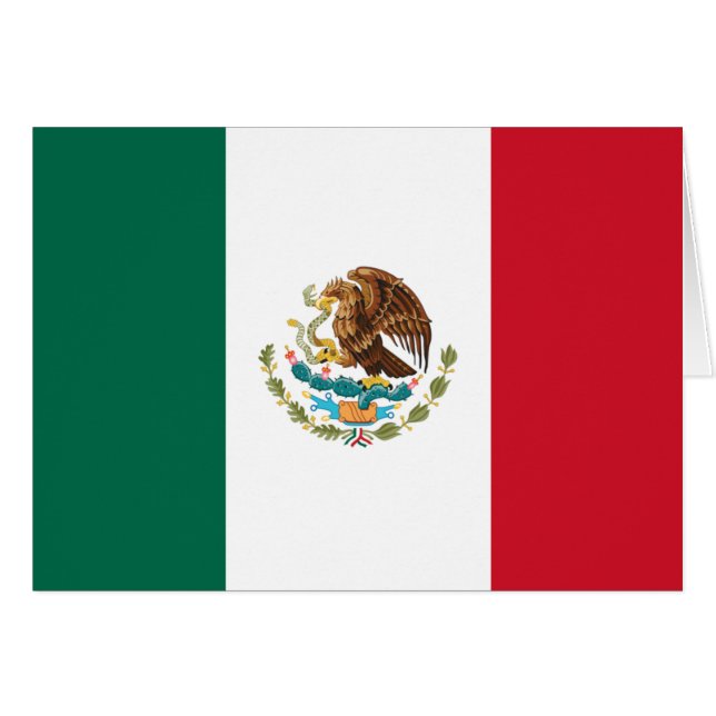 Flag of Mexico (Front Horizontal)