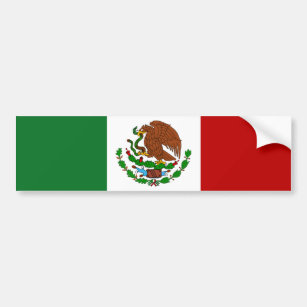 Flag of Mexico Bumper Sticker