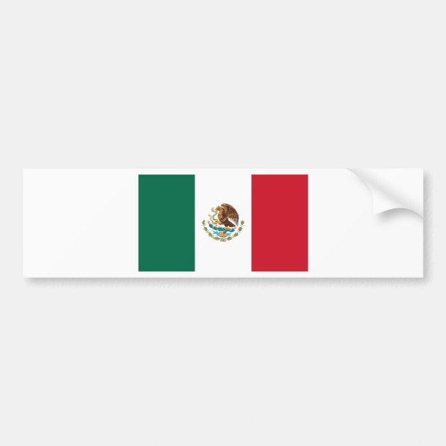 Flag of Mexico Bumper Sticker (Front)