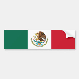Flag of Mexico Bumper Sticker