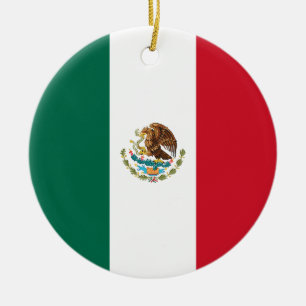 Flag of Mexico Ceramic Ornament